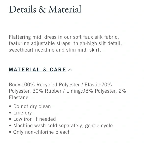 Abercrombie & Fitch Blue Floral Midi Dress - Picture 4 of 12